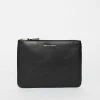 Comme des Garçons Wallets Sa5100 Black Classic Leather Pouch| Wallets