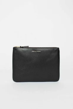 Comme des Garçons Wallets Sa5100 Black Classic Leather Pouch| Wallets