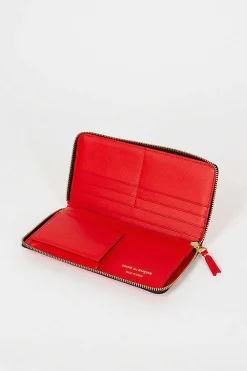 Comme des Garçons Wallets Sa0110Hl Red Huge Logo Wallet| Wallets