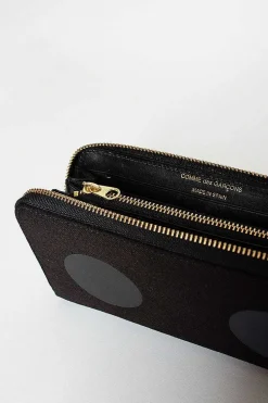 Comme des Garçons Wallets Sa0111Rd Classic Compartment Purse Black Dot| Wallets