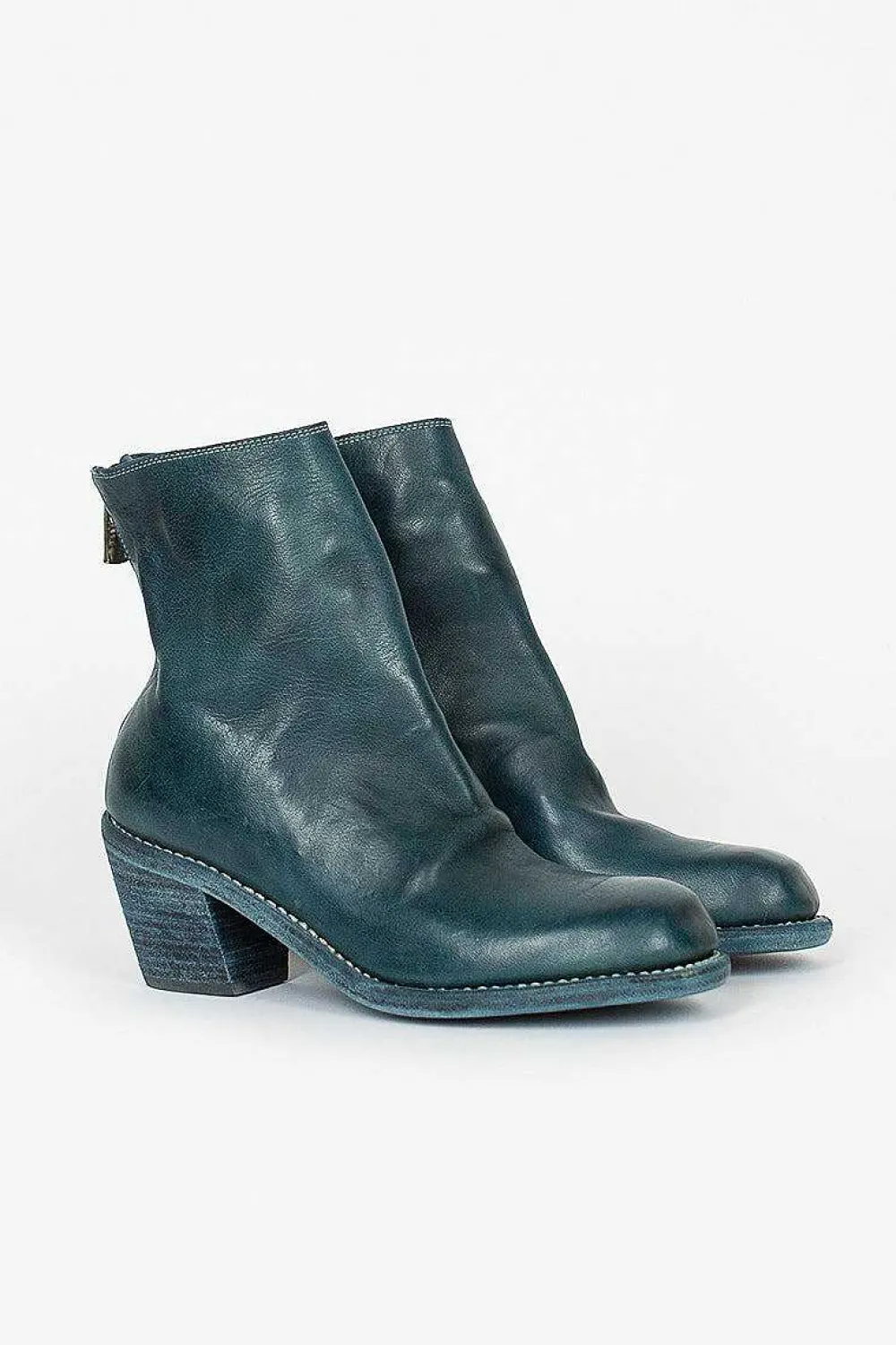 Guidi Sb06D Full Grain Cuban Heel Zip Back Boot Cv72T| Shoes