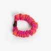 Daniela Gregis Scrunchie Bracelet Fuchsia/Orange| Bracelets