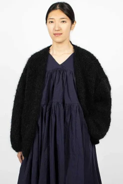 Casey Casey Short Cardigan Black| Knitwear