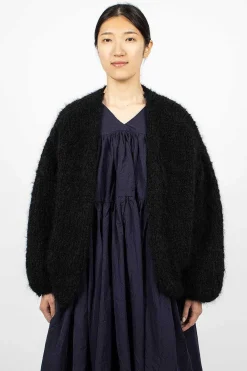 Casey Casey Short Cardigan Black| Knitwear