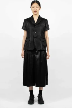 Comme Des Garçons Comme Des Garçons Short-Sleeved Jacket Black| Outerwear