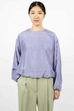 Dries Van Noten Silk Blouse Lavender| Tops