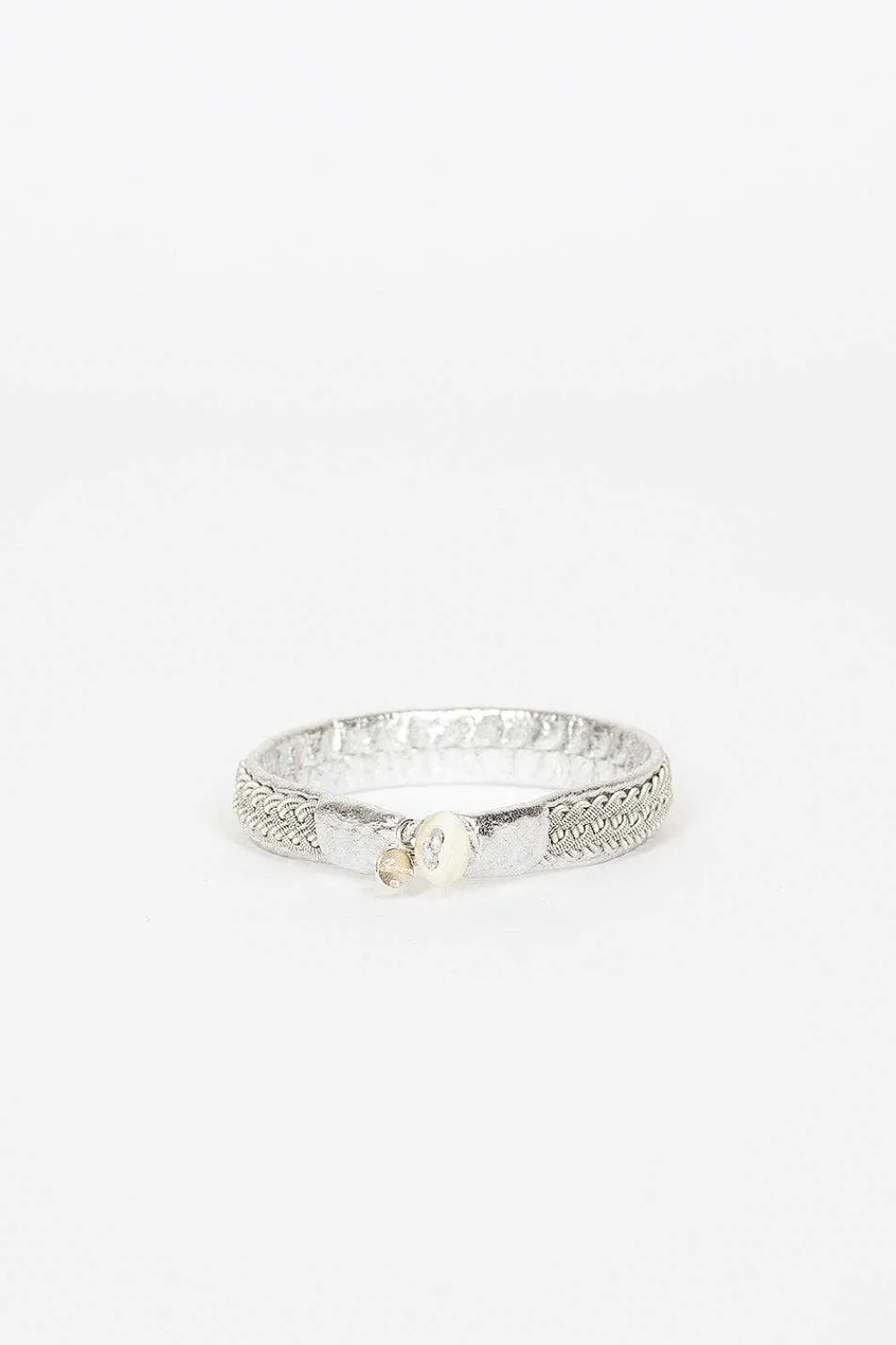 Maria Rudman Silver Hide B Bracelet 1| Bracelets
