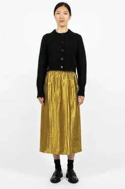 Eleph Simple Skirt Gold| Skirts