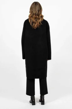 Acne Studios Single Breasted Coat Black| Outerwear