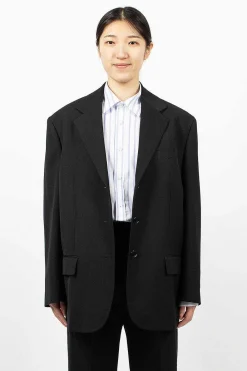 Acne Studios Single Breasted Suit Black| Outerwear