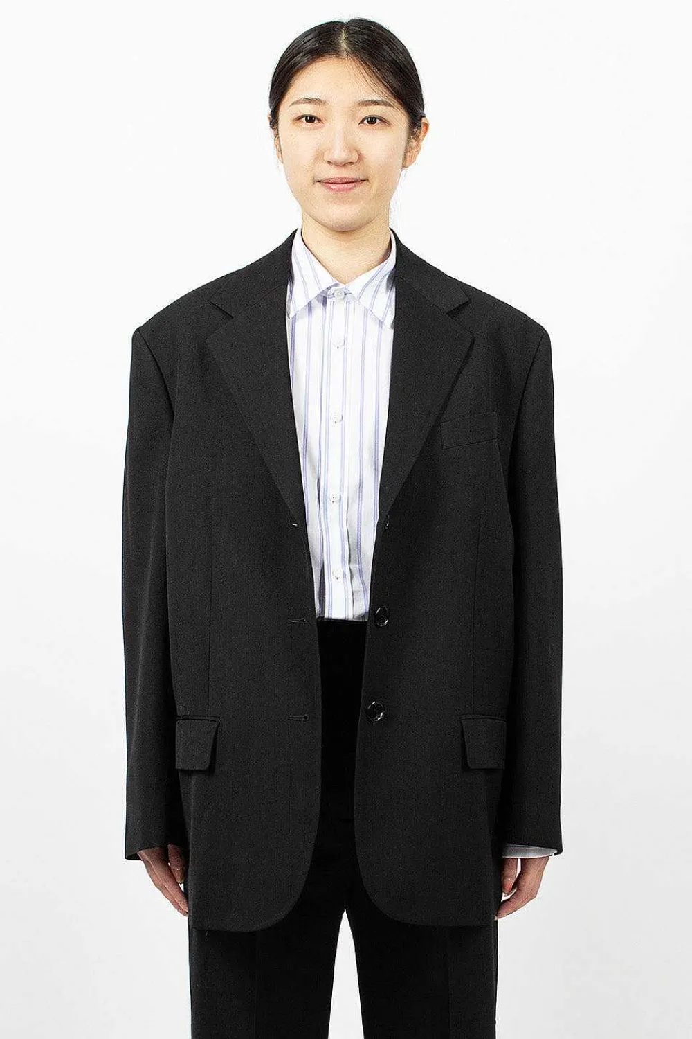 Acne Studios Single Breasted Suit Black| Outerwear