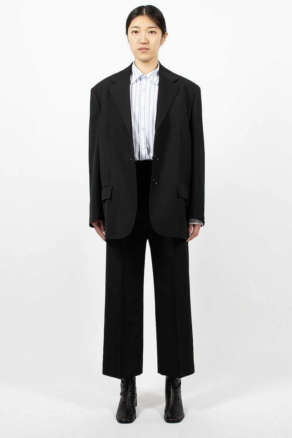 Acne Studios Single Breasted Suit Black| Outerwear