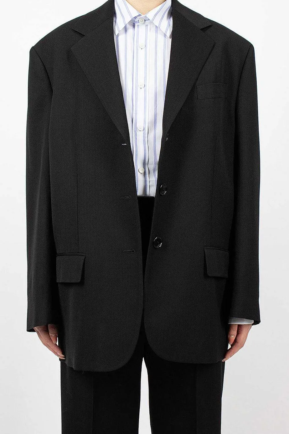 Acne Studios Single Breasted Suit Black| Outerwear