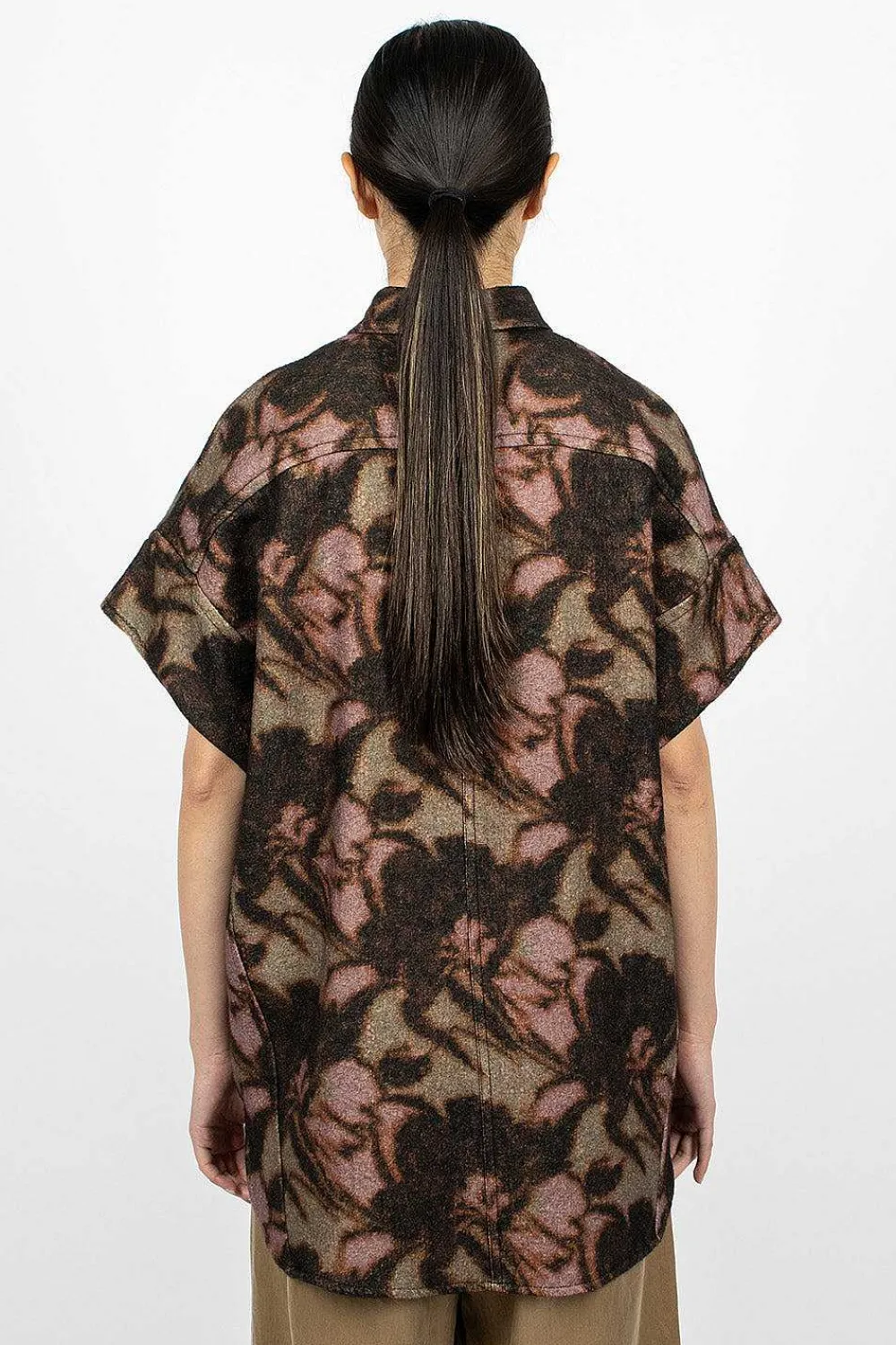 Dries Van Noten Sleeveless Floral Overshirt| Outerwear