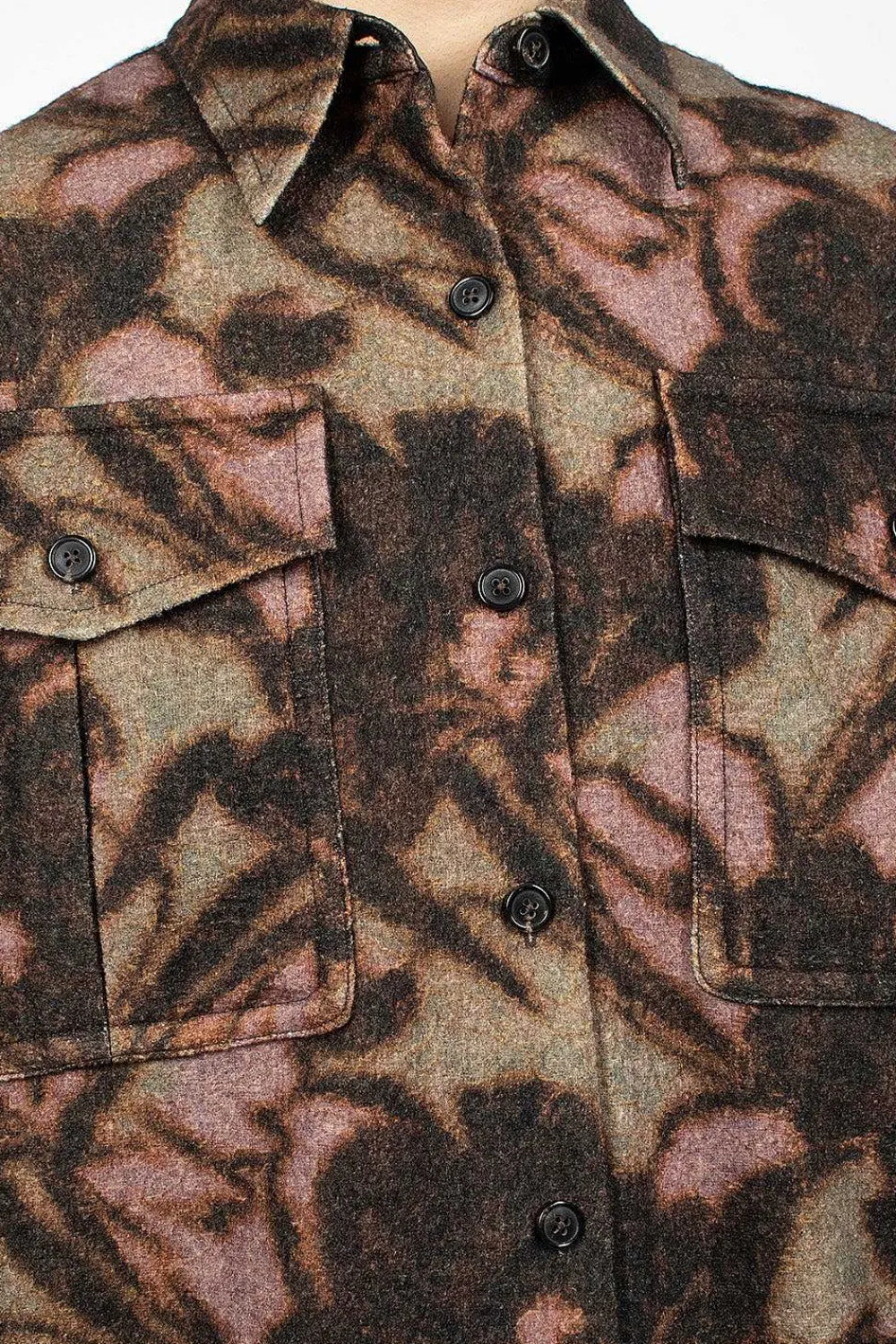 Dries Van Noten Sleeveless Floral Overshirt| Outerwear