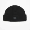 Acne Studios Small Ribbed Beanie Black| Hats
