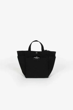 BAGSINPROGRESS Small Side Pocket Tote Black| Bags