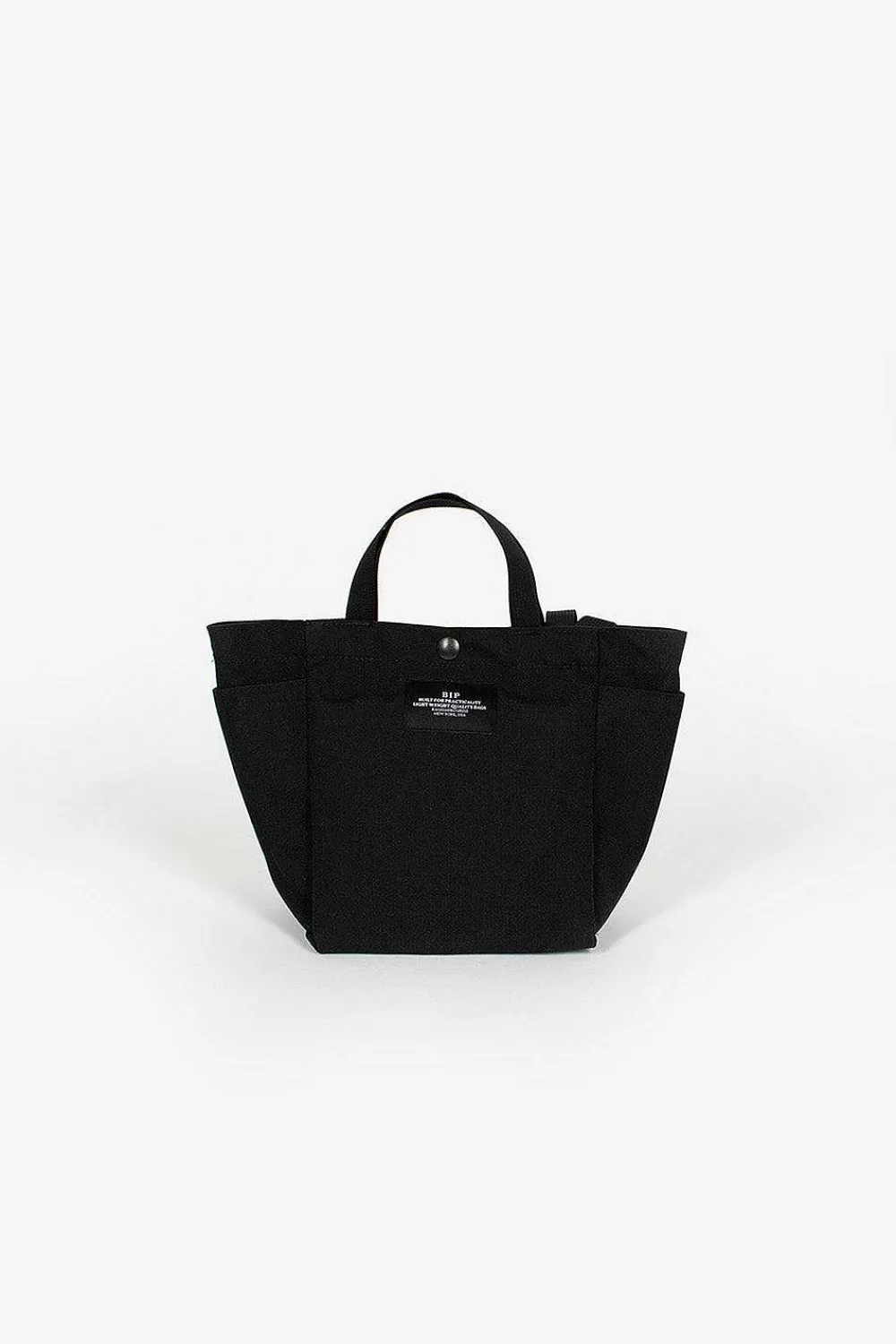BAGSINPROGRESS Small Side Pocket Tote Black| Bags