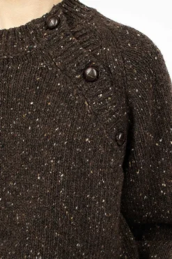 Margaret Howell Soft Donegal Jumper Earth| Knitwear