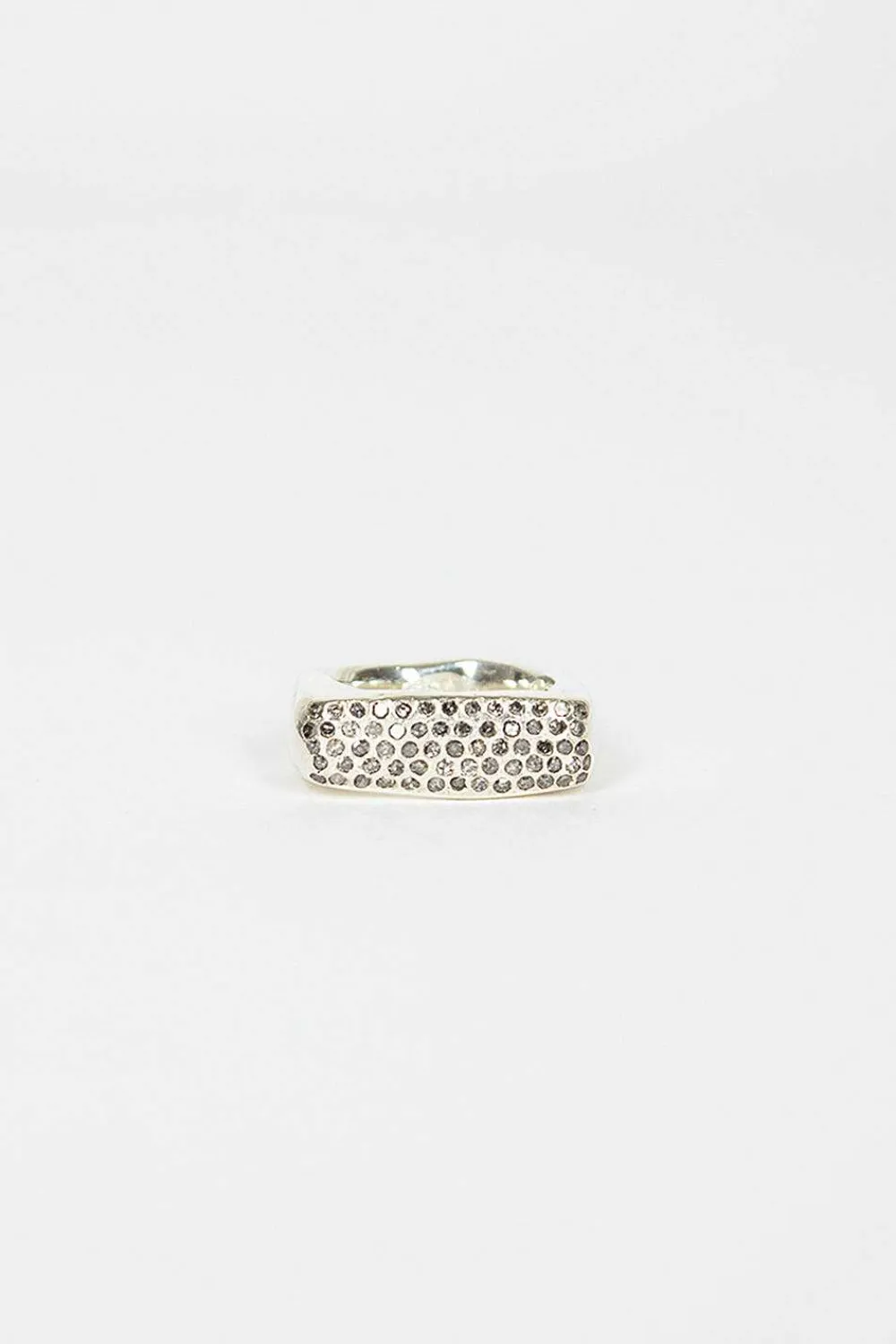 Rosa Maria Sola 3 Sterling Silver Icy Diamond Ring| Rings