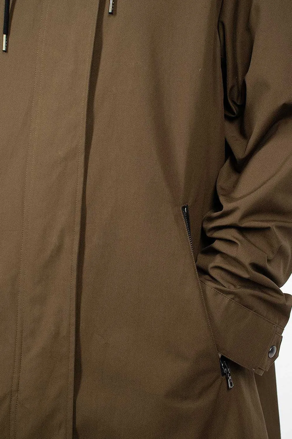 Margaret Howell Sports Parka Ventile Bark| Outerwear