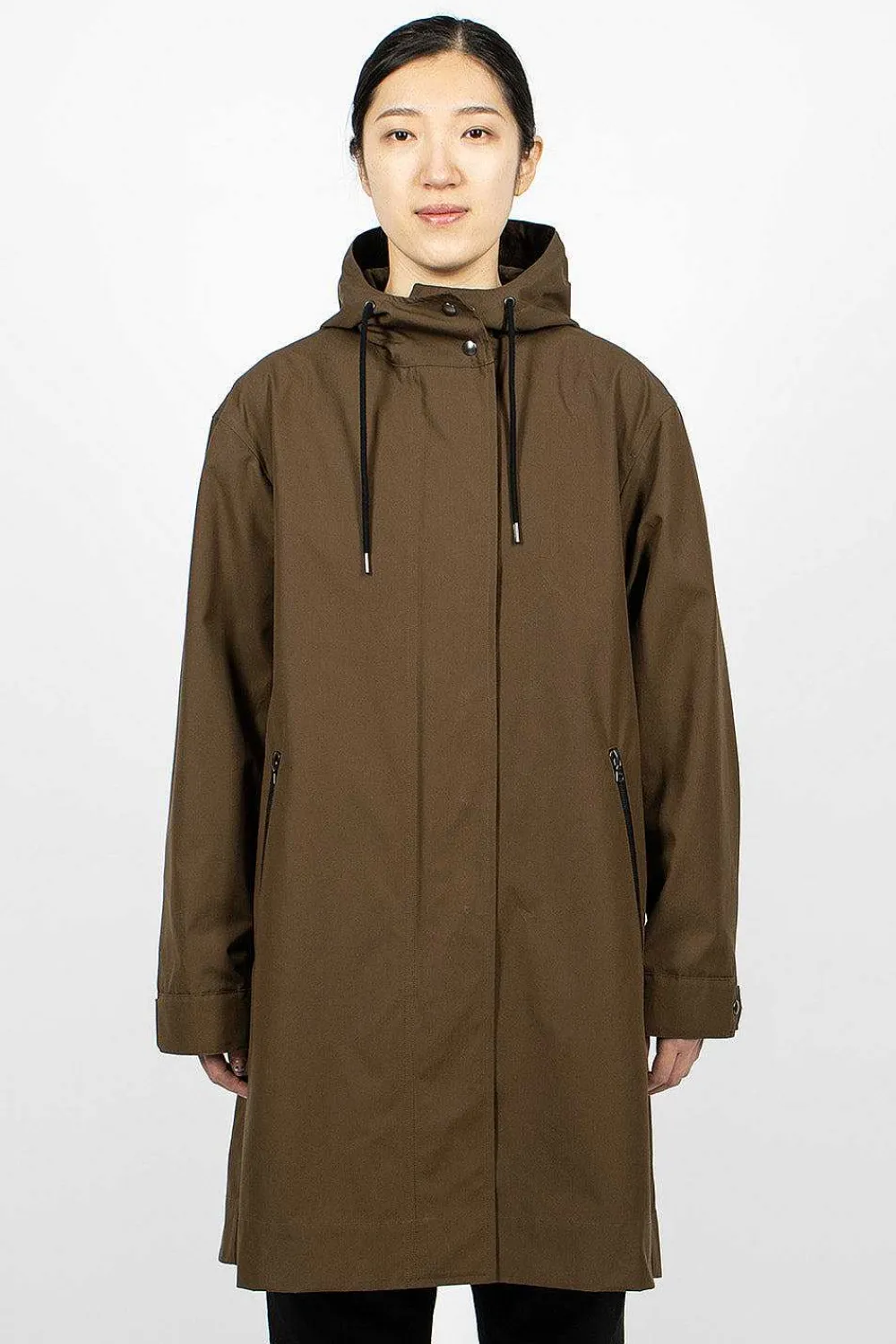 Margaret Howell Sports Parka Ventile Bark| Outerwear