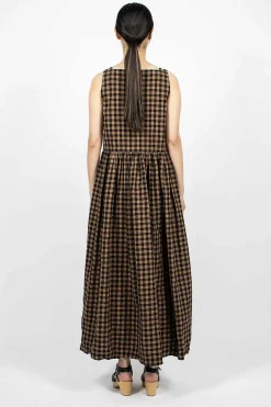 Daniela Gregis Square Neck Dress Black/Colonial| Dresses