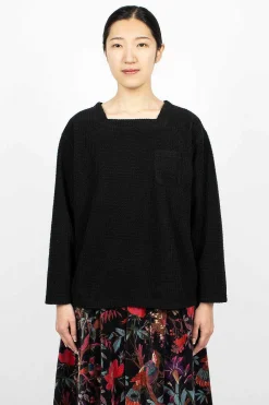Engineered Garments FWK Square Neck Shirt Black| Shirts
