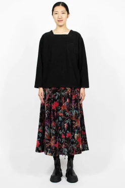 Engineered Garments FWK Square Neck Shirt Black| Shirts
