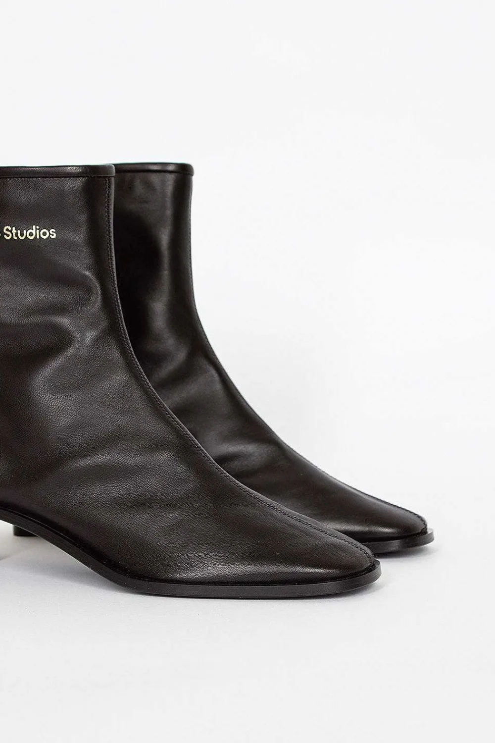 Acne Studios Square Toe Boot Black| Boots