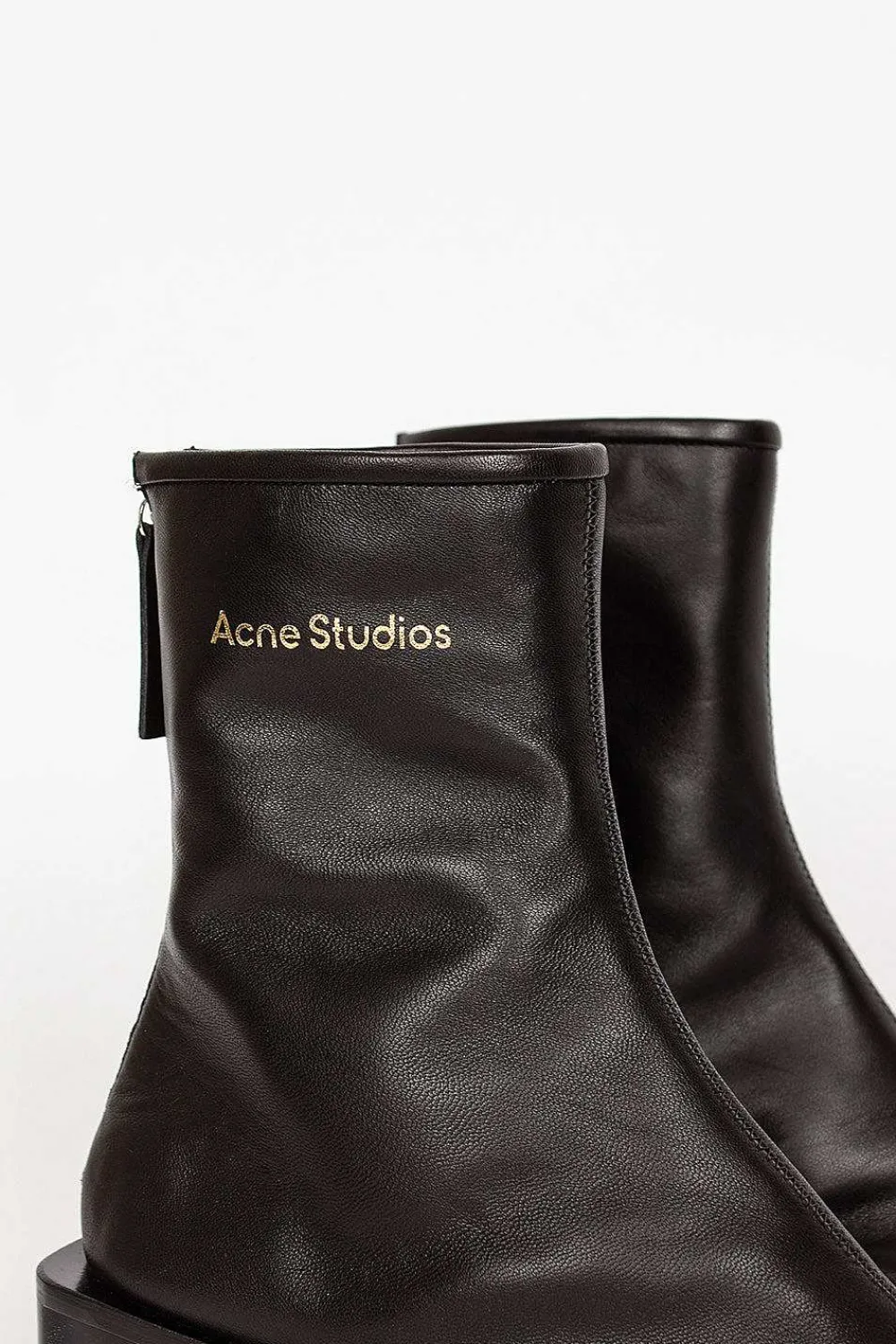 Acne Studios Square Toe Boot Black| Shoes