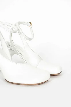 Dries Van Noten Square Toe Heel White| Shoes