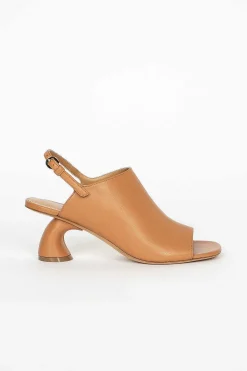 Dries Van Noten Square Toe Mule Beige| Shoes