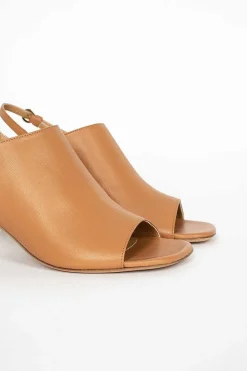 Dries Van Noten Square Toe Mule Beige| Shoes