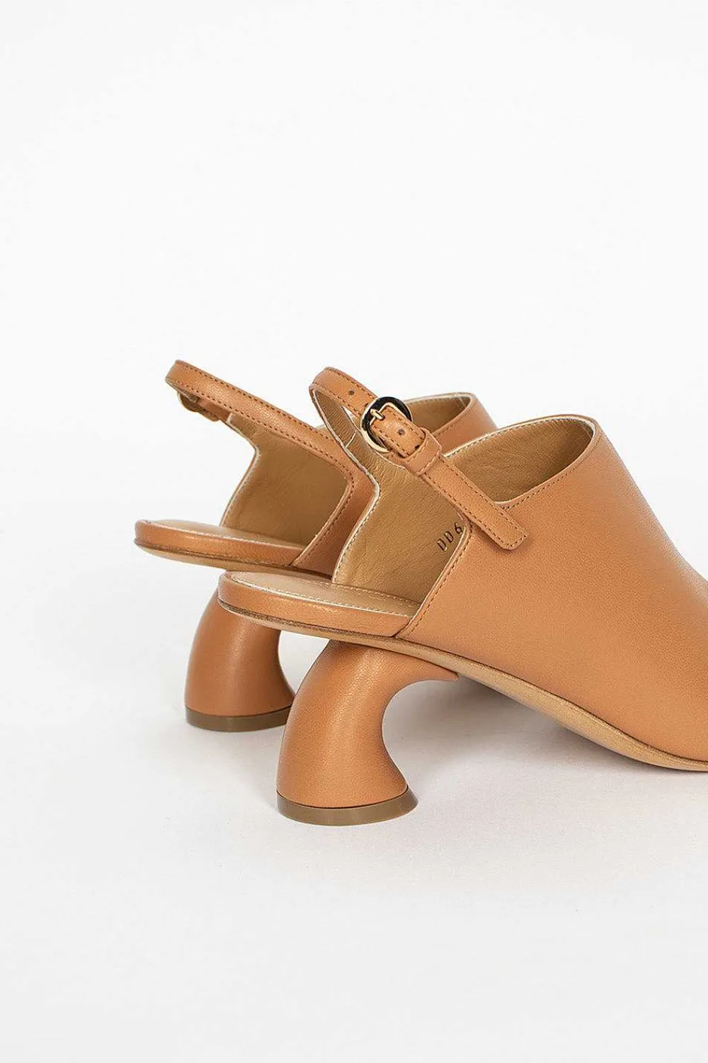 Dries Van Noten Square Toe Mule Beige| Shoes