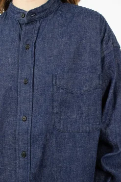 OrSlow Stand Collar Shirt One Wash| Shirts
