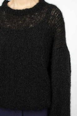 Casey Casey Stitch Crewneck Black| Tops