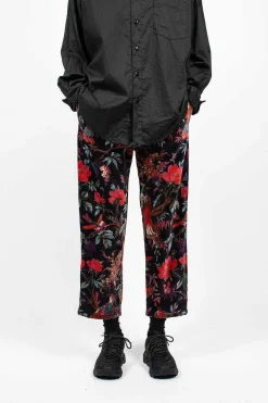 Engineered Garments FWK Stk Velveteen Pant Bird Print| Trousers