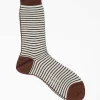 Antipast Striped High Sock Brown/Mint| Tights & Socks