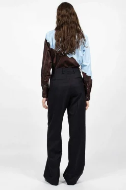 Dries Van Noten Suit Trouser Navy| Trousers