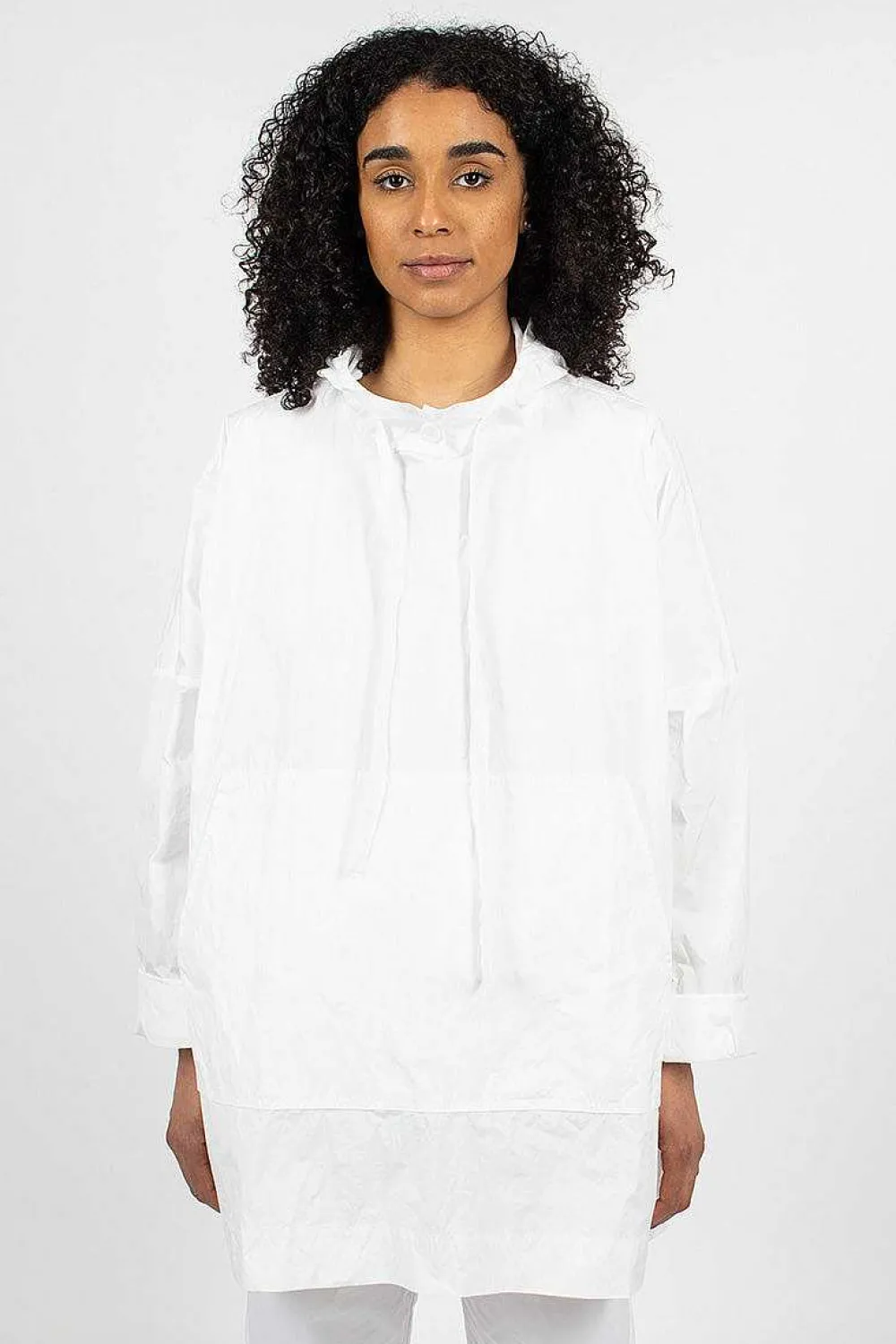 Casey Casey Swing Parka White| Outerwear