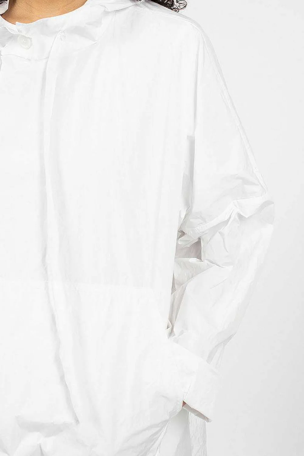 Casey Casey Swing Parka White| Outerwear