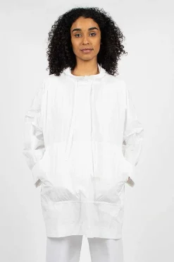 Casey Casey Swing Parka White| Outerwear