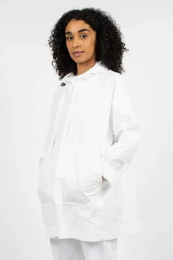Casey Casey Swing Parka White| Outerwear