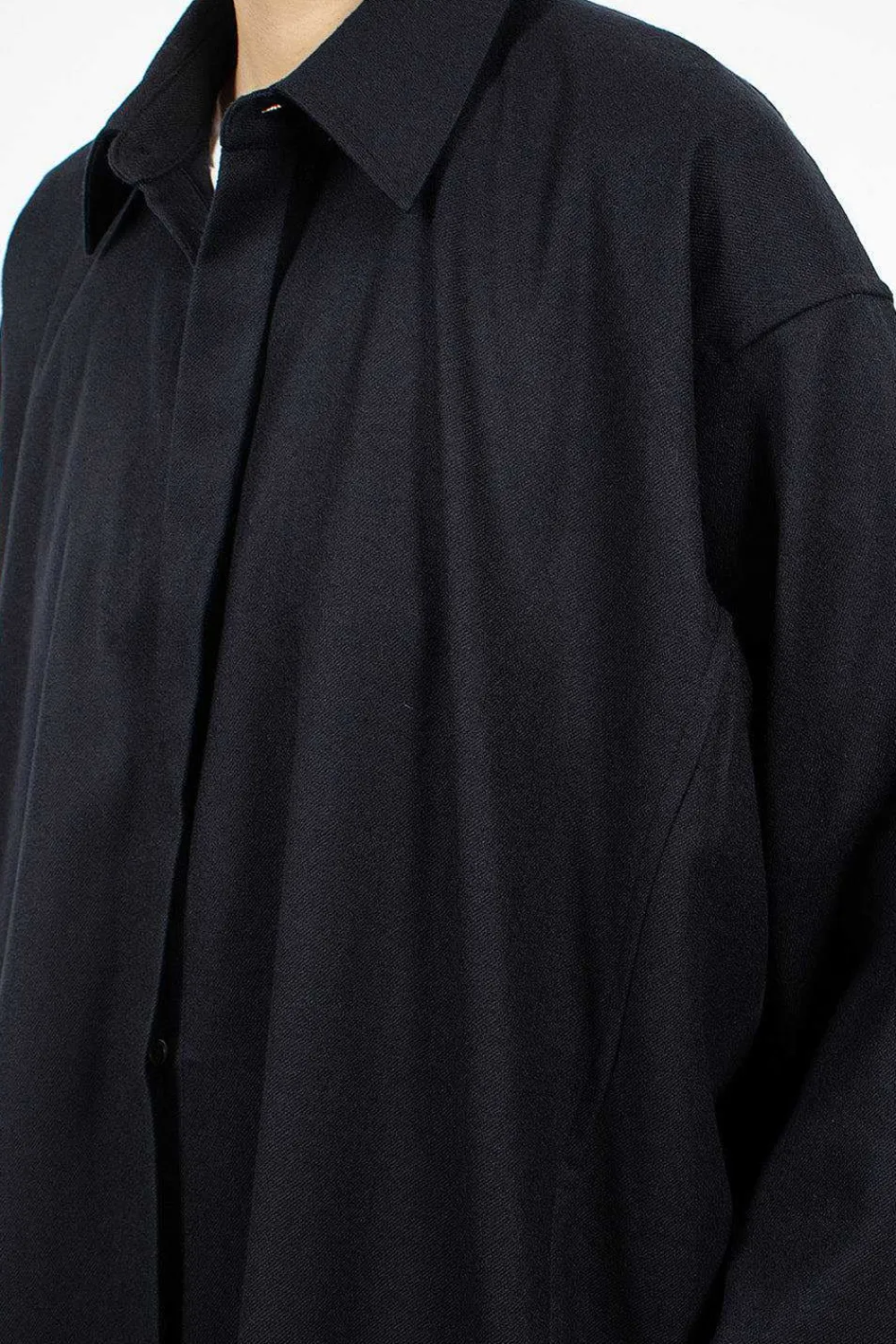 6397 Tailored Artist Smock Navy| Shirts