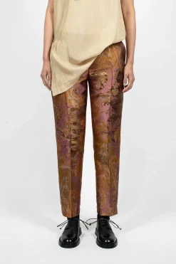 Dries Van Noten Tapestry Tapered Trousers| Trousers