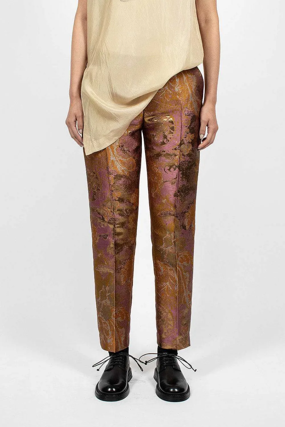 Dries Van Noten Tapestry Tapered Trousers| Trousers