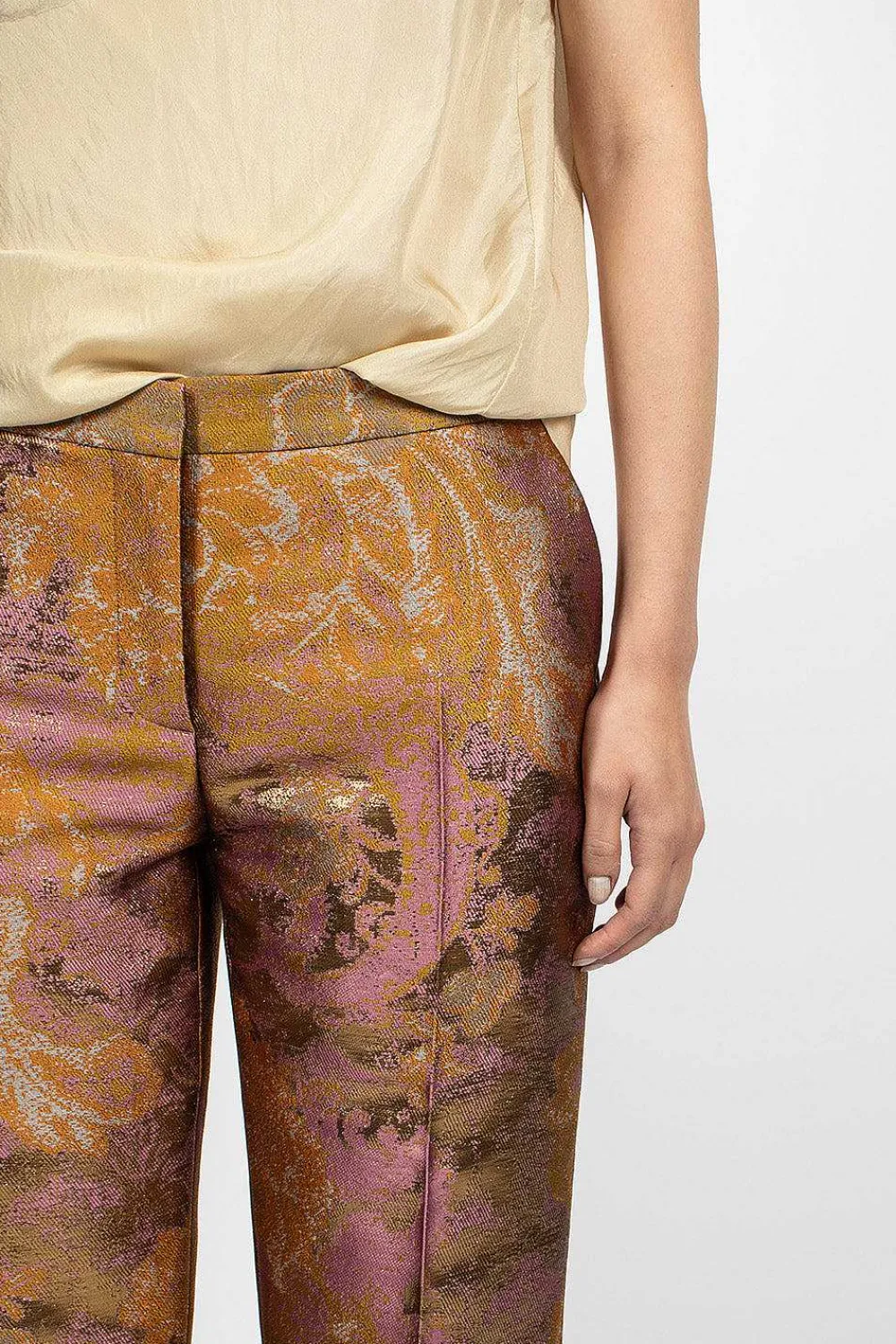 Dries Van Noten Tapestry Tapered Trousers| Trousers