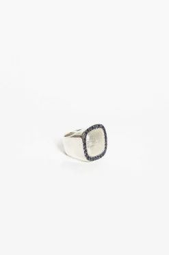 Rosa Maria Tashan Sterling Silver Blue Sapphire Ring| Rings