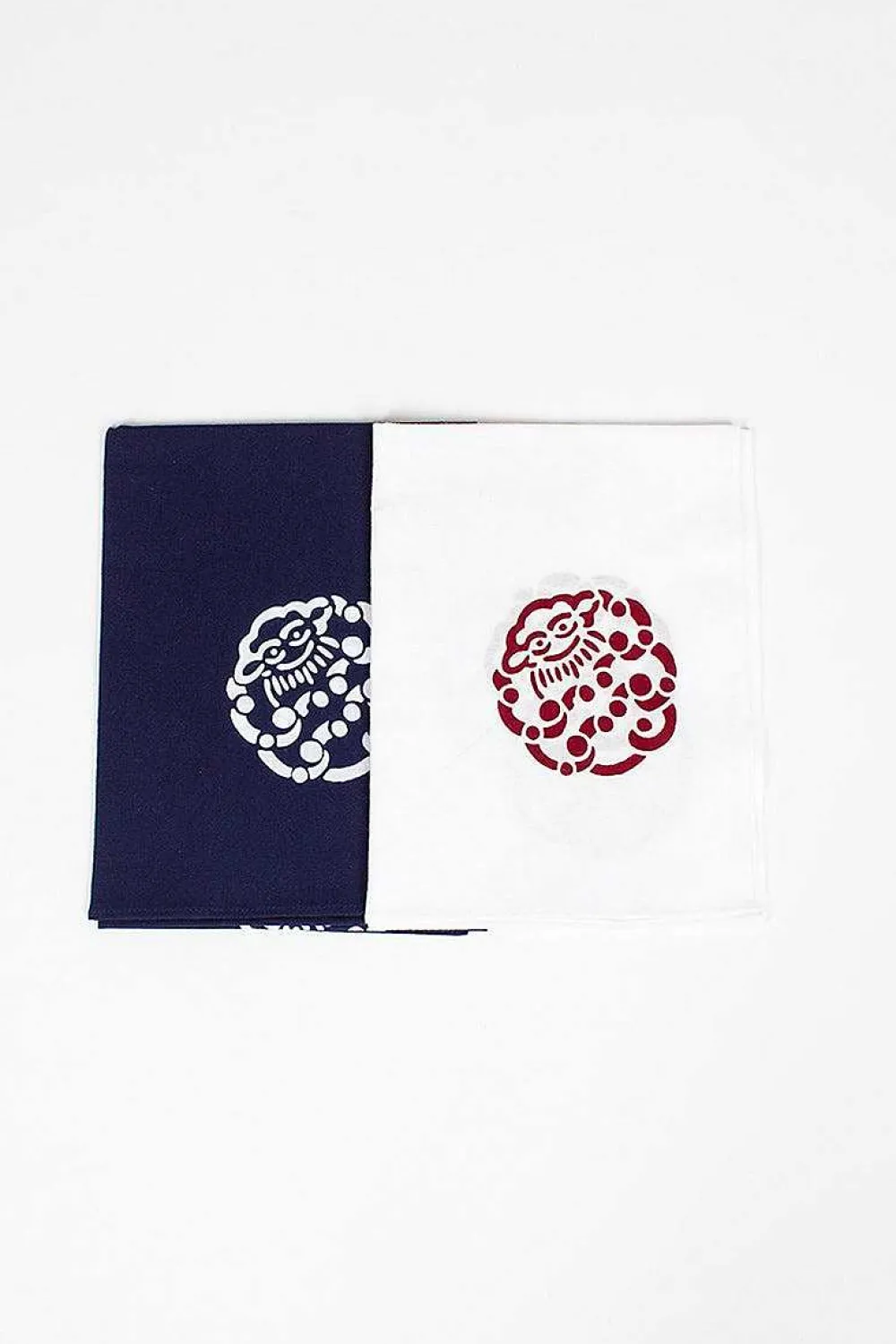 VISVIM Tenugui Little Cloud Towel 2 Pack Blue/Red| Scarves & Gloves
